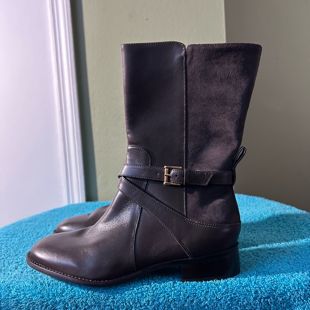 NWOB Talbots Dark Brown Ankled Boots Sz 7